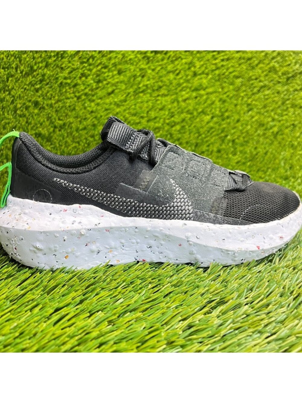 Nike Crater Impact Womens Size 6 Black White Walking Running Shoes‎ Sneakers